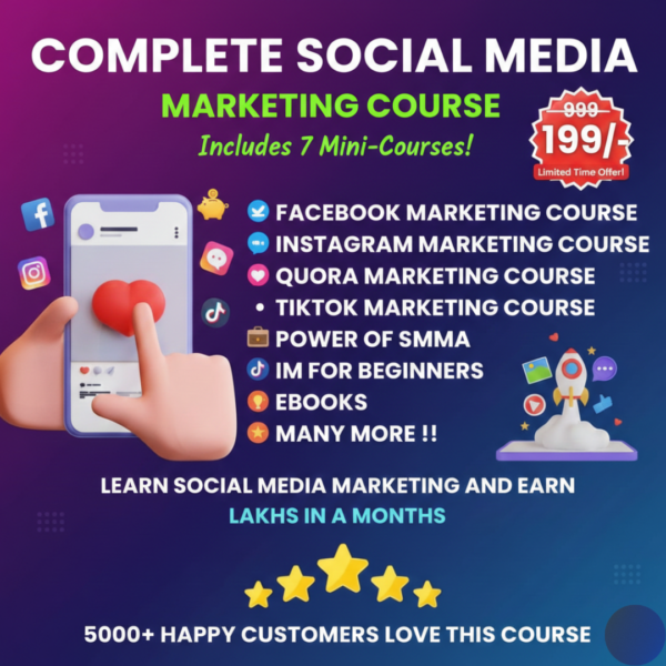 The Ultimate 7-in-1 Social Media Marketing Course