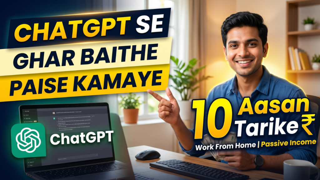 ChatGPT Se Paise Kaise Kamaye