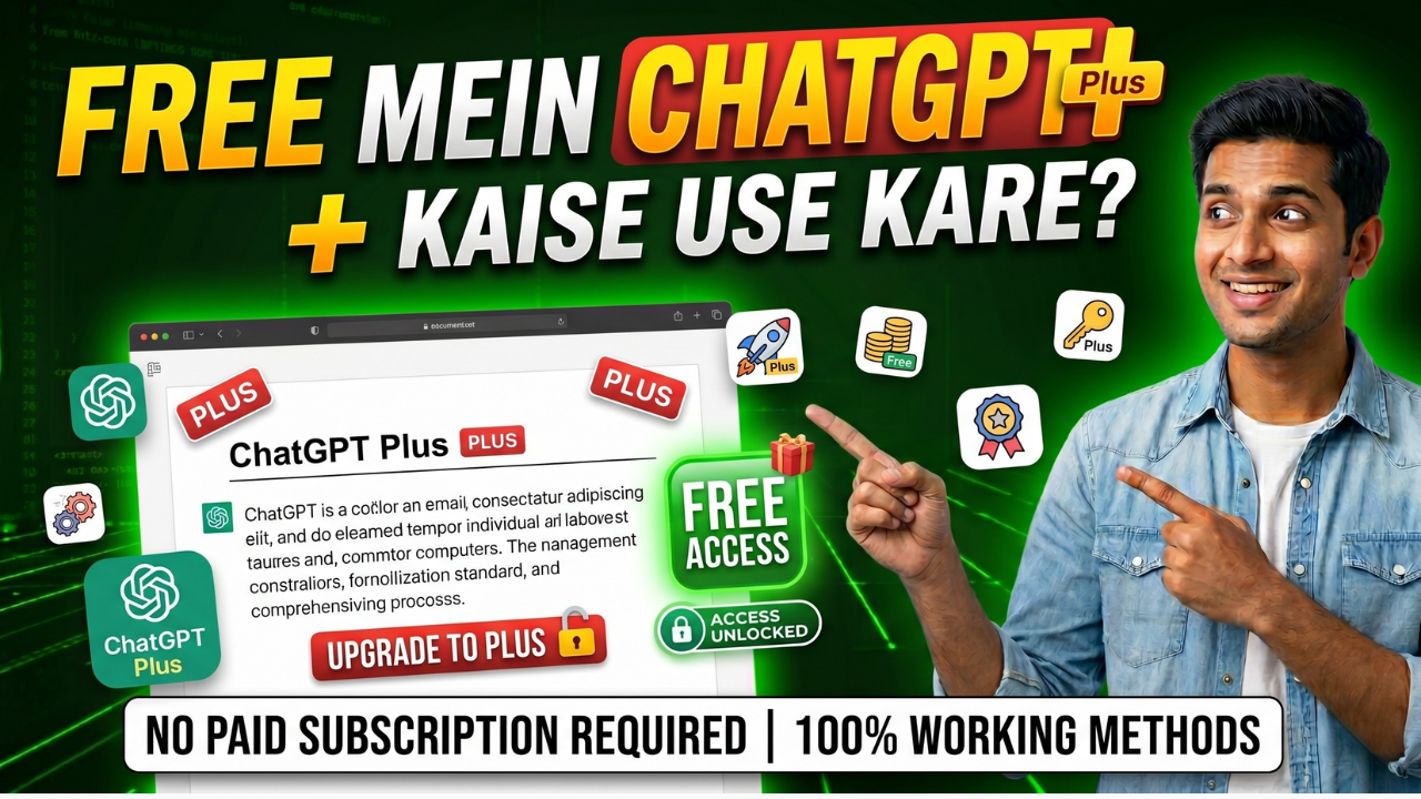 Free Mein ChatGPT Plus Kaise Use Kare