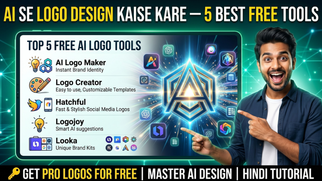 AI Se Logo Design Kaise Kare — 5 Best Free Tools