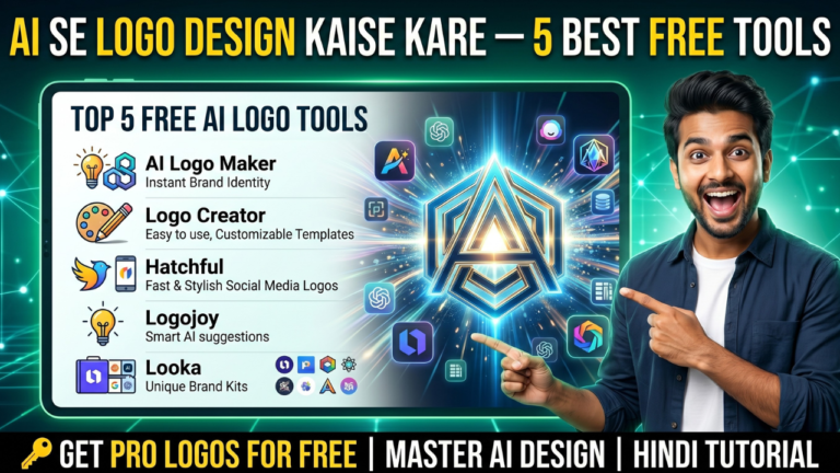 AI Se Logo Design Kaise Kare — 5 Best Free Tools