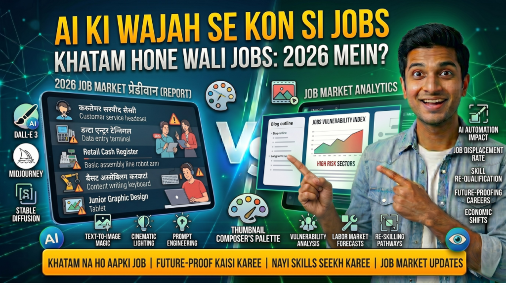 AI Ki Wajah Se Kon Si Jobs Khatam Ho Rahi Hai 2026 Mein?