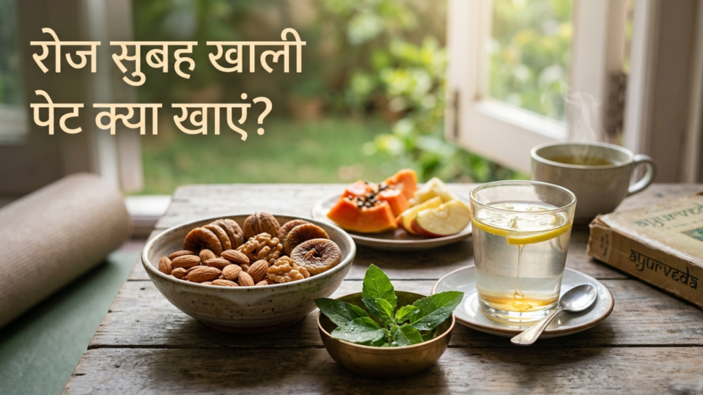 रोज सुबह खाली पेट क्या खाएं?