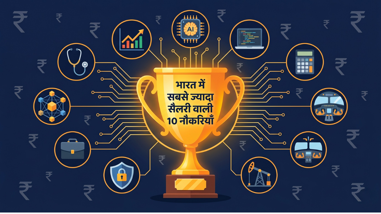 भारत में सबसे ज़्यादा सैलरी वाली 10 नौकरियाँ