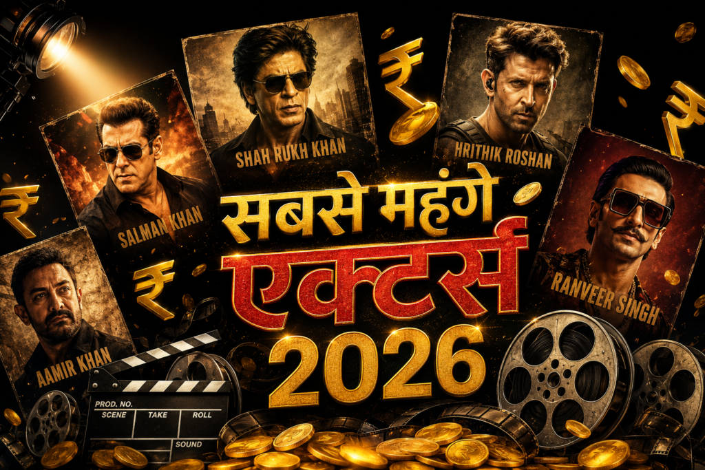 सबसे ज़्यादा फीस लेने वाले बॉलीवुड एक्टर्स 2026
