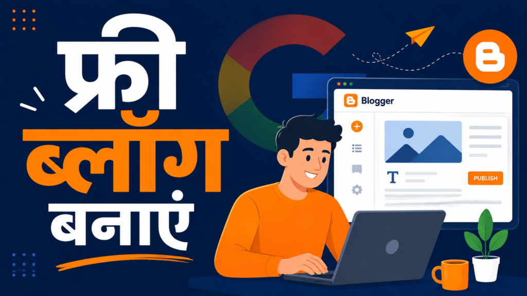 फ्री ब्लॉग कैसे बनाएं — Blogger.com पर वेबसाइट बनाने का पूरा तरीका