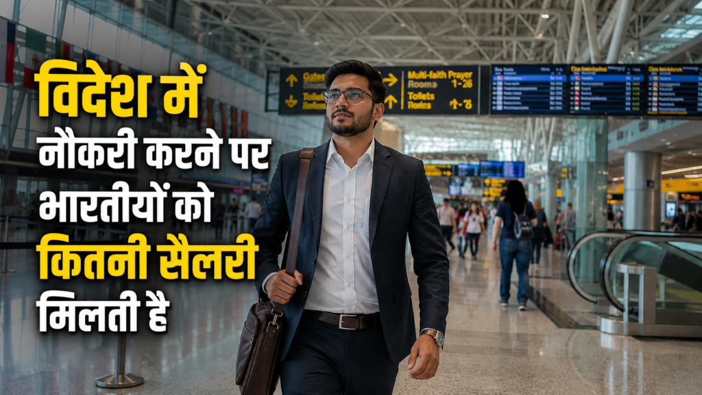 विदेश में नौकरी करने पर भारतीयों को कितनी सैलरी मिलती है