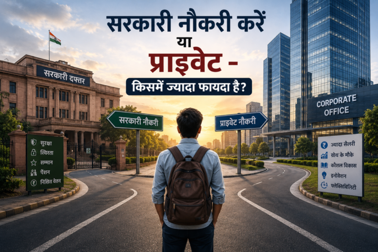 सरकारी नौकरी करें या प्राइवेट - किसमें ज्यादा फायदा है?