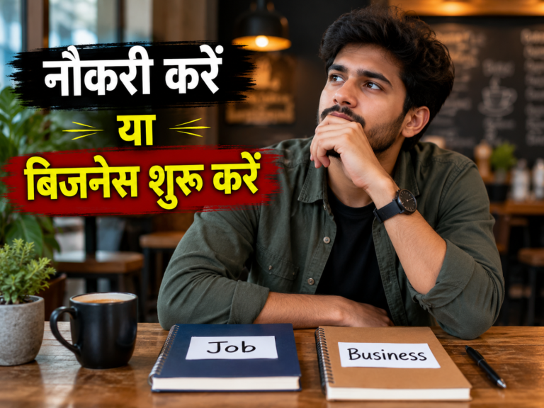 नौकरी करें या बिजनेस शुरू करें