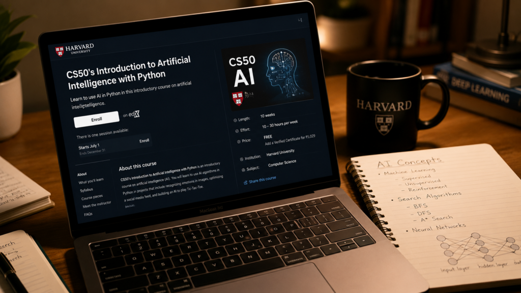 AI Course Free में कैसे करें? Top 10 Free Courses