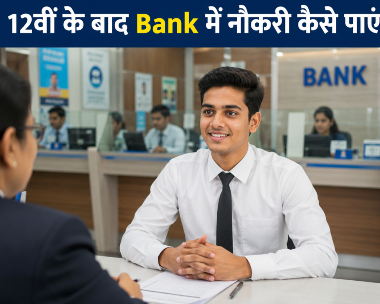 12वीं के बाद Bank में नौकरी कैसे पाएं