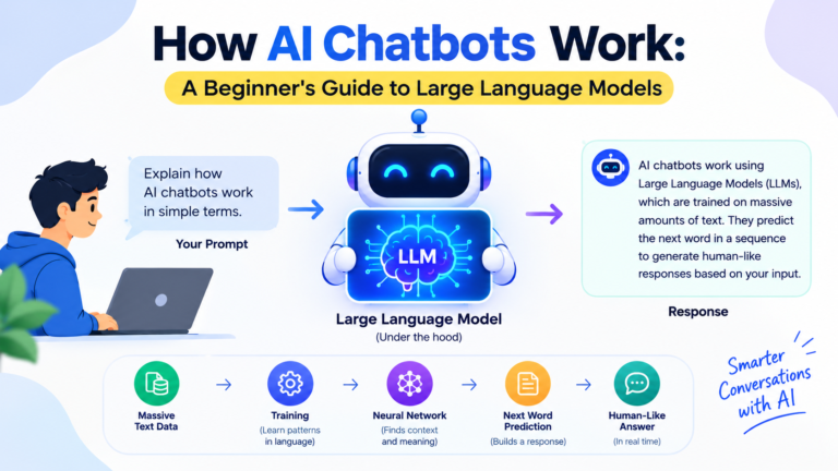 How AI chatbots work — beginner's guide to large language models