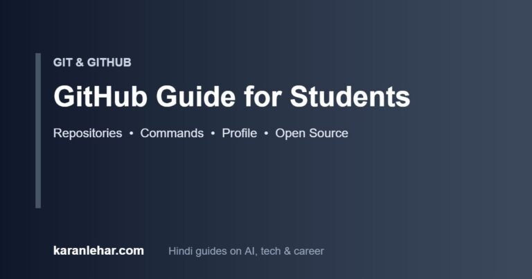 GitHub क्या है और students के लिए GitHub profile guide